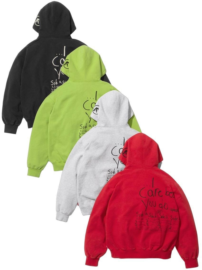 Supreme/Aphex Twin Zip Up Hooded Sweatshirt view 12